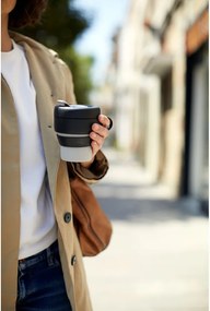 Cană termos neagră 400 ml To Go – Lékué