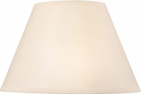 Abajur de schimb JUTA, E27, Ø 19 cm, crem