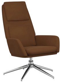 341323 vidaXL Scaun de relaxare, maro, piele întoarsă artificială