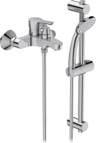 Baterie cada - dus Ideal Standard Alpha crom monocomanda cu set de dus