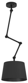 Lustră pe tijă Eglo 390112 PISTUNIO 1xE27/40W/230V negru