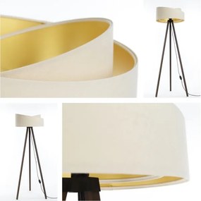 Lampadar GALAXY 1xE27/60W/230V crem/maro