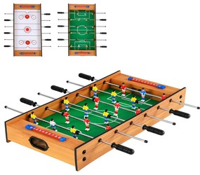 Masă de fotbal și air hockey 2 în 1