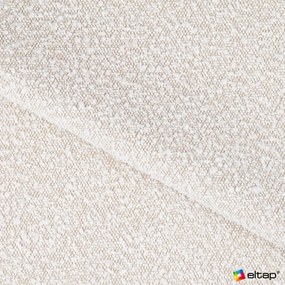 Pat matrimonial bej tapițat cu spațiu de depozitare cu somieră 160x200 cm Pointt – ELTAP