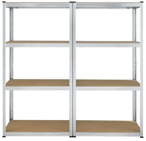 Juskys Set 2 rafturi - 160 x 80 x 40 cm
