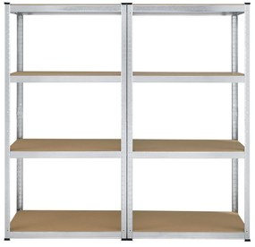 Juskys Set 2 rafturi - 160 x 80 x 40 cm