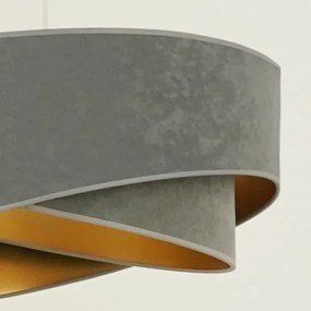 Lustră LED pe cablu Brilagi LYRA 1xE27/15W/230V gri/auriu