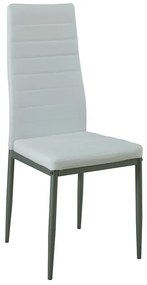 Set de masă Mezza 4+1 alb-gri