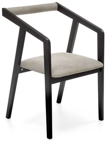 Scaun de bucaterie Azul, gri/negru