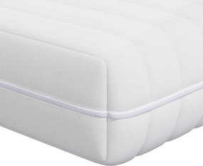 vidaXL Saltea Alb 70 x 200 cm Arcuri din buzunar