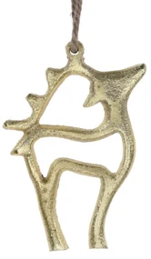Decoratiune din metal auriu 10 cm - modele diverse