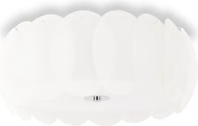 Ideal Lux - Abajur de schimb OVALINO pentru candelabru și plafonieră, alb