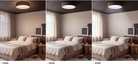Brilagi - Plafonieră LED VELVET VARI LED/24W/230V CCT Ø 45 cm maro