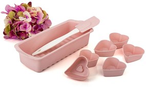 SET FORMA SILICON CHEC + 6 FORME BRIOSE + SPATULA