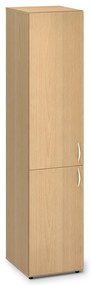 Dulap înalt îngust ProOffice 40 x 47 x 178 cm, stânga, fag