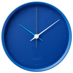 Ceas de perete Henning Koppel, 10 cm, albastru iconic - Georg Jensen