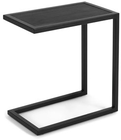 Măsuță auxiliară cu blat din lemn de stejar 50x30 cm Daniël – Spinder Design