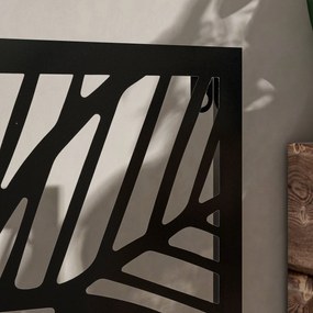 Outsunny Jardinieră Ridicată din Metal pentru Exterior cu Panou pentru Intimitate și Ghiveci, Montare pe Perete sau Independentă, Negru | Aosom Romania