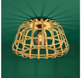 Plafonieră Eglo 390149 MONTEZUELO 1xE27/40W/230V maro