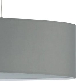 Eglo 55276 - Lampă suspendată pe cablu PASTERI 2xE27/60W/230V gri