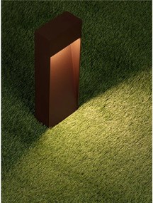 Stalp LED iluminat exterior IP65 MOLAT Corten H-35cm