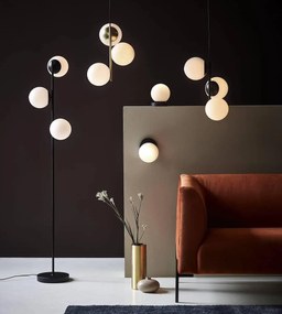 Pendul modern minimalist stil scandinav Lilly negru 48603003 NL