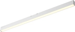 Plafonieră albă cu LED inclus, cu dimmer în 3 trepte 2700-4000K cu comutator DIP - Keane