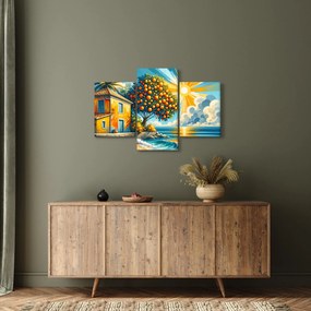 Tablou - Casă cu portocale I. (90x60 cm)