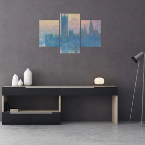 Tablou - Claude Monet, The Houses of Parliament, Sunset, reproducere (90x60 cm)