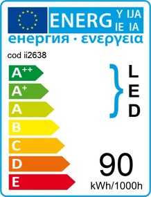 LUSTRA LED DIMABILA CU TELECOMANDA 3 FUNCTII GOLD 90W