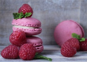 Tablou pe sticlă cu macarooni (70x50 cm)