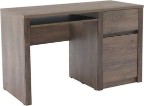 Birou MONTANA B1, stejar lefkas inchis, PAL, 120x53x75 cm