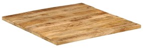 Blat de masa, 25-27 mm, 80x80 cm, lemn masiv de mango
