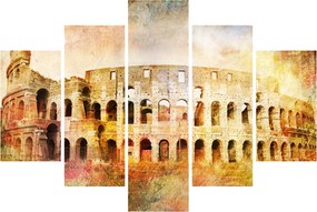 Tablou - Pictură digitală, Colosseum, Roma, Italia (150x105 cm)