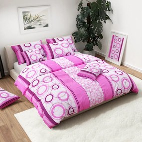 Lenjerie de pat din bumbac KATIE roz Dimensiune lenjerie de pat: 70 x 90 cm | 140 x 200 cm