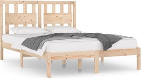 vidaXL Cadru de pat, 160x200 cm, lemn masiv de pin
