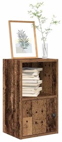 vidaXL Bibliotecă, lemn vechi, 31x24x52 cm, lemn prelucrat