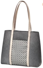 BabyOno Geanta pentru carucior Basic So Dynamic - Ornament grafit/aur