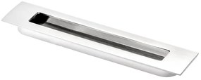 Manere ingropate pentru mobilier model UZ-E6 (Finisaj: Crom lucios, Distanta dintre gauri: 160 mm)