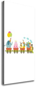 Tablouri tipărite pe pânză Tren vesel