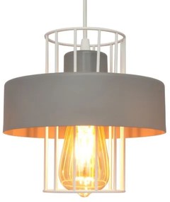 Lustră pe cablu VOLTA 1xE27/15W/230V gri