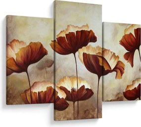 Tablou flori roșii (90x60 cm)