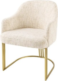 Set de 2 scaune, Stofa Chenila, Bej, EXTRAVAGANCIA, A-45927 VC