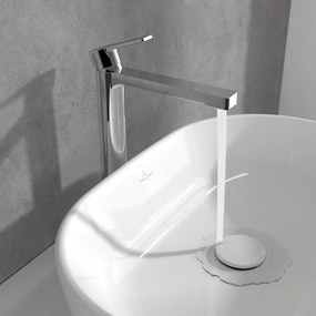Baterie lavoar inalta Villeroy&Boch Architectura monocomanda crom lucios cu ventil Push-Open