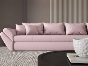 Colțar extensibil dumonde cu ladă de depozitare si sezut confortabil din spuma high-density, Loana XL Enjoy Flamingo II 335x185 cm