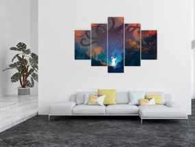 Tablou - Vrăjitorul magicean (150x105 cm)