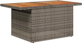 vidaXL Set de canapele pentru grădină 6 pcs Gri Rattan poli