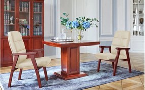 Scaun lemn masiv de conferința Toronto Personalizabil, 62 × 70 × 101 cm - Maro