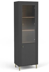 Vitrină Mossana MO3 (negru). 1096828