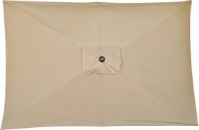 Outsunny Umbrelă de Grădină Înclinabilă cu Manivelă și 6 Spiţe, 2x3 m, Gri Închis | Aosom Romania